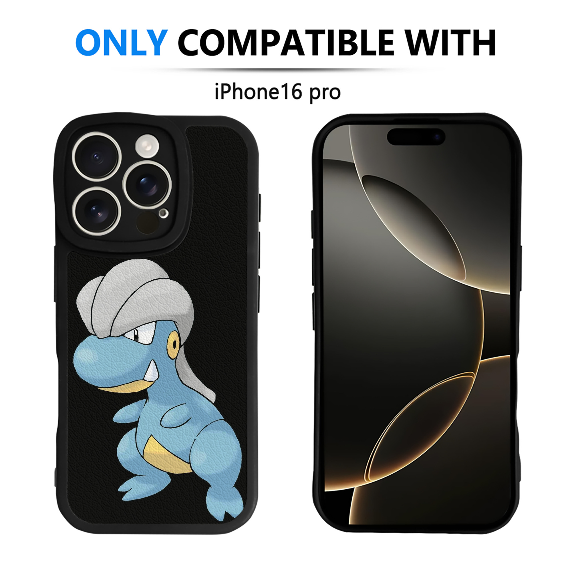 （画像用） ポケットモンスター Pokémon 【iPhone 16シリーズ対応】シリコンスマホケース（レザー調） 材質：シリコン